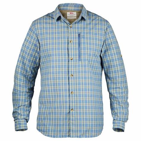 Fjallraven Men Abisko Shirts Blue PH335684 Philippines